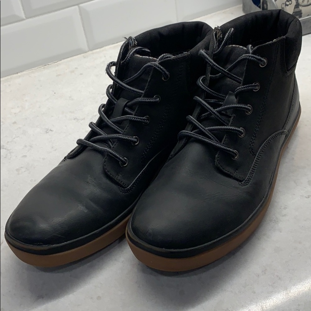 Topman Black Low Boot